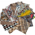 Transfer printed pvc leather